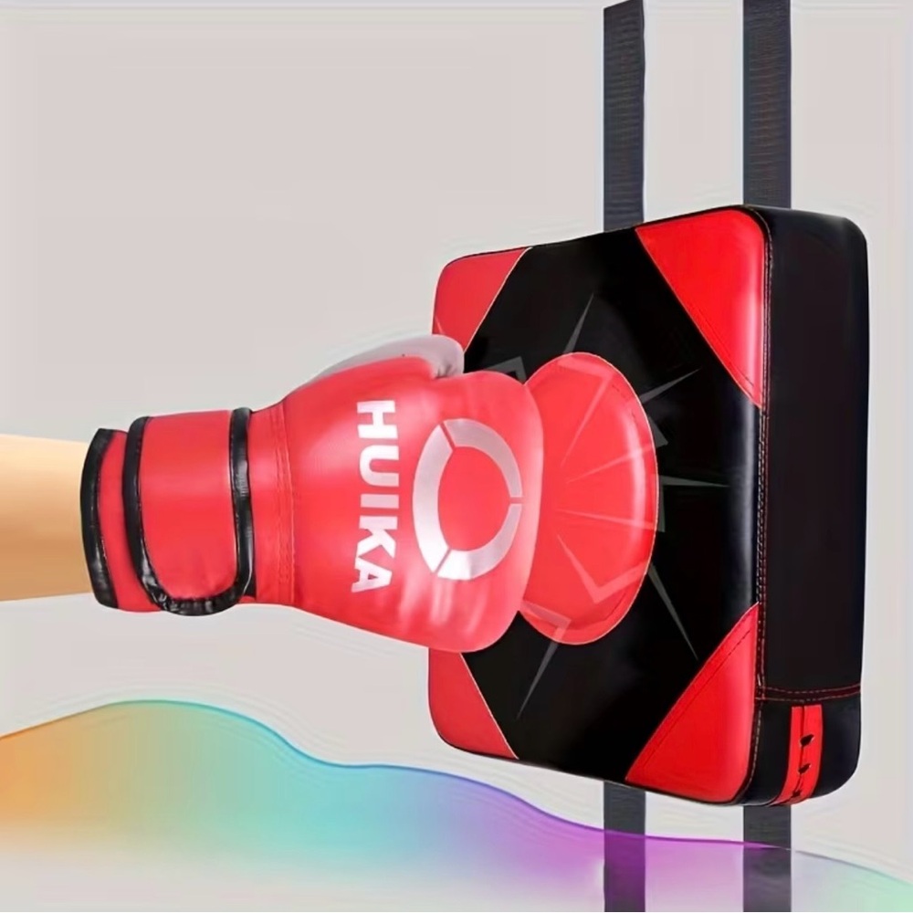 Red Hanging Wall Punch Pad - Durable Training Target